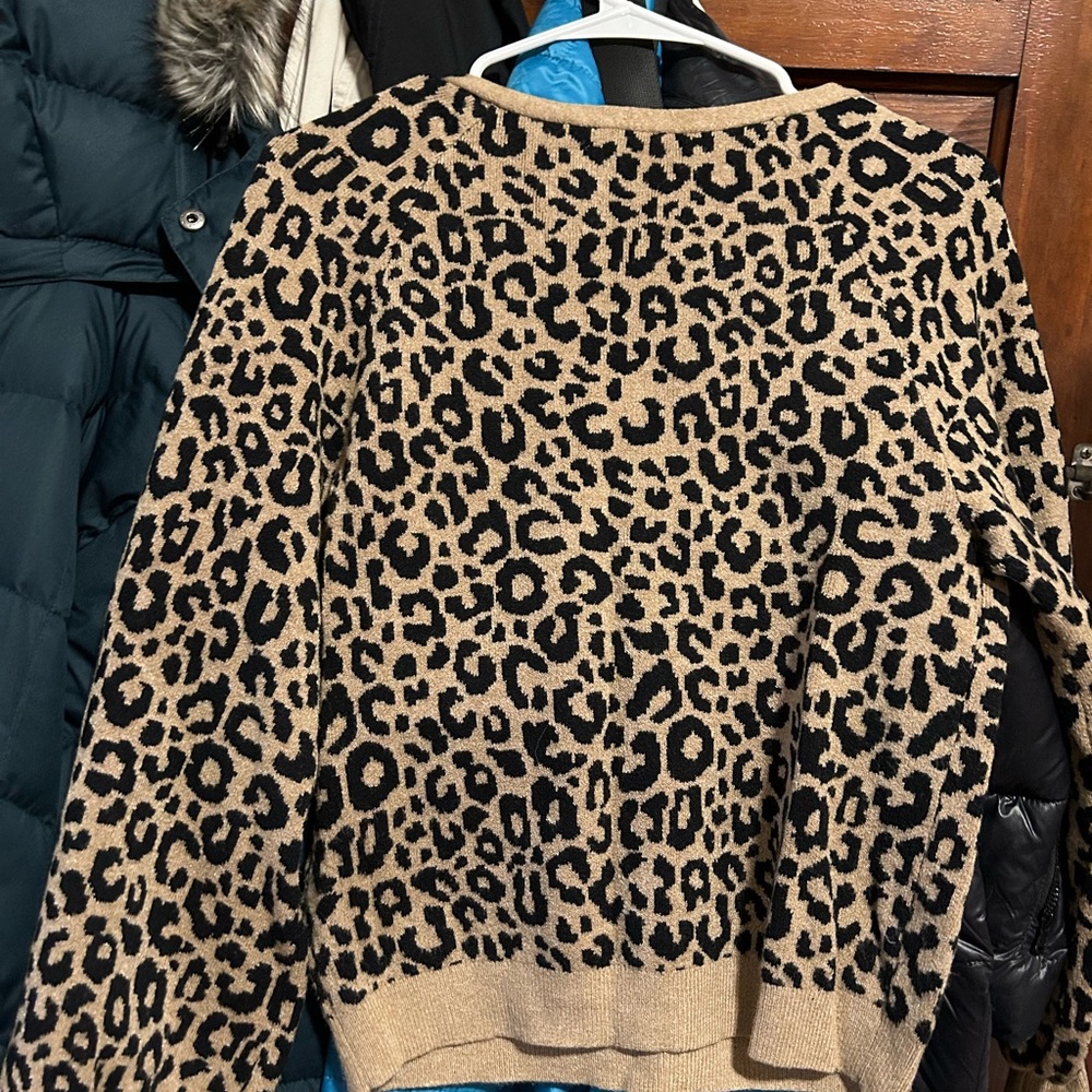 Abercrombie Leopard Sweater